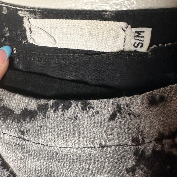 Schmatta Chic 100% Cotton Tie Dye Dolman Sleeve Top Relaxed Flowy Lagenlook SM - Picture 10 of 17